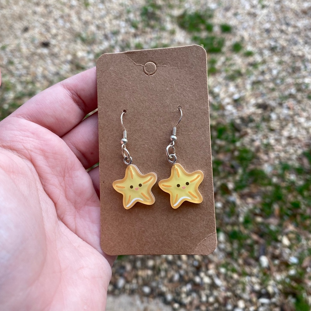Handmade Star Earrings